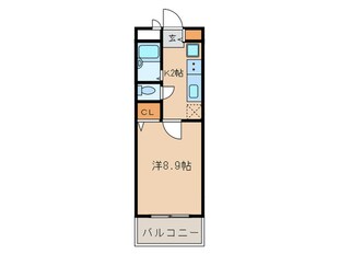 アンプルールリーブルＡＩの物件間取画像